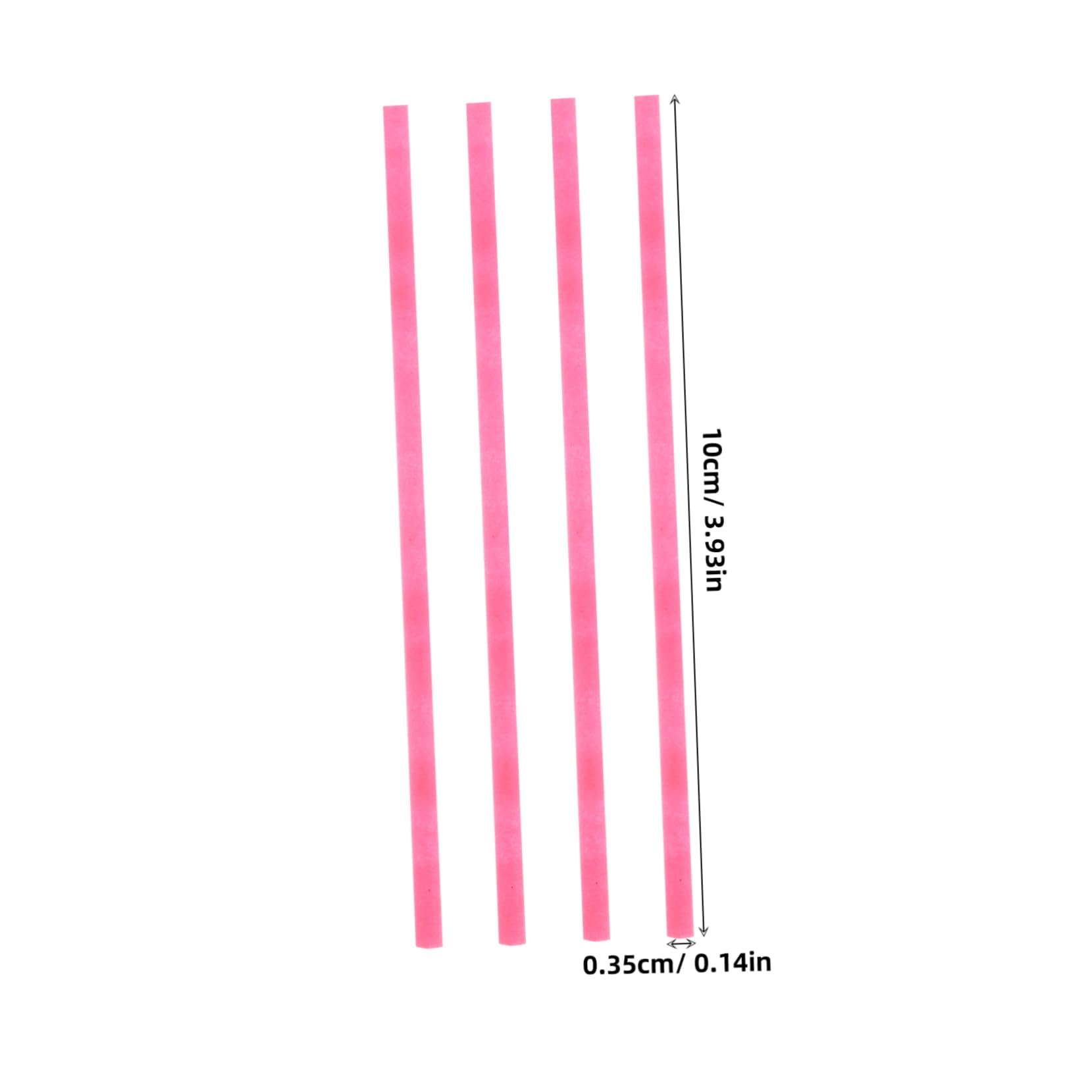 AUTSUPPL 100pcs Food Grade Paper Lollipop Sticks for DIY Cake Pops Party Treats Crafts Random Color Sticks Sturdy Design for Hard Candy Use Random Color