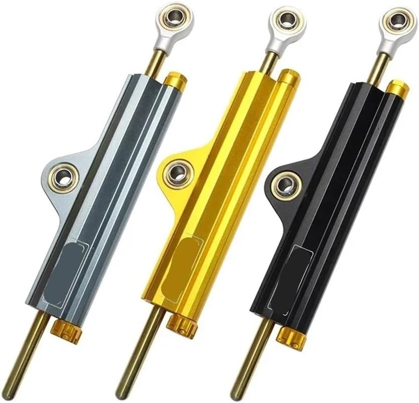 260MM pasuje do Ohl YA Yzf R1 Mt-10 Yzf R1m Kaw Nin Zx-6r VAR SCO Vix zawieszenie motocyklowe amortyzatory układu kierowniczego(Grey)