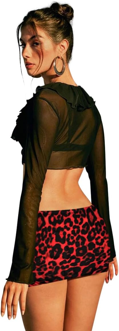 Sweet Hearts Black Mini Skirt for Women- Above Knee Elastic Waist Basic Mini Pencil Womens Skirts Bodycon Made in USA - Image 3