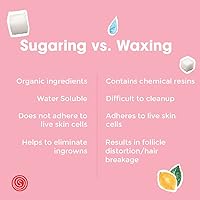 Vista 8 de Cera de azúcar dura para las áreas más difíciles: cavado, depilación estilo brasilero y axilas (45 oz)