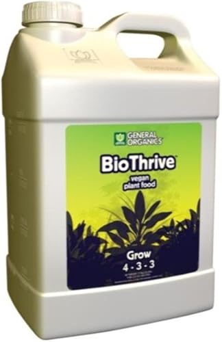 Vista 7 de General Organics BioThrive Grow, alimento vegetal, 4-3-3, 1 cuarto de galón