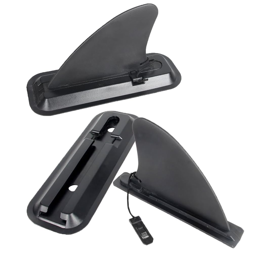 Techigher2 Sets 4 Inches SUP Fin,Paddle Board Fin Replacement,Slide-in Sup Fin,Detachable Center Fin for Detachable Inflatable Paddle Board Surfboard