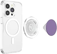 Vista 4 de Lavender Purple PopSockets MagSafe PopGrip para iPhone