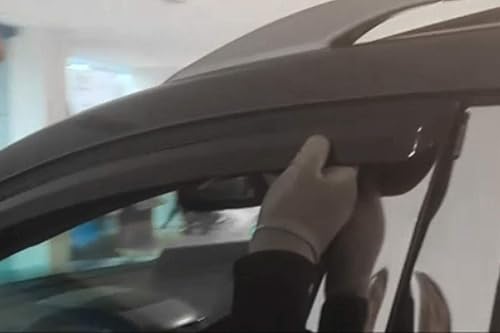 Miniatura 4 de AUTOCLOVER - Deflector de visera ahumada para ventana, protector de ventilación de lluvia y sol, compatible con Captiva Sport 2012-2015