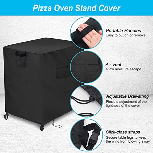 Outdoor Table Cover for Ooni Large Table, Catcan 36 x 32 x 32inch Waterproof Outdoor Prep Table Cover Pizza Oven Stand Cover by Catcan - Image 3