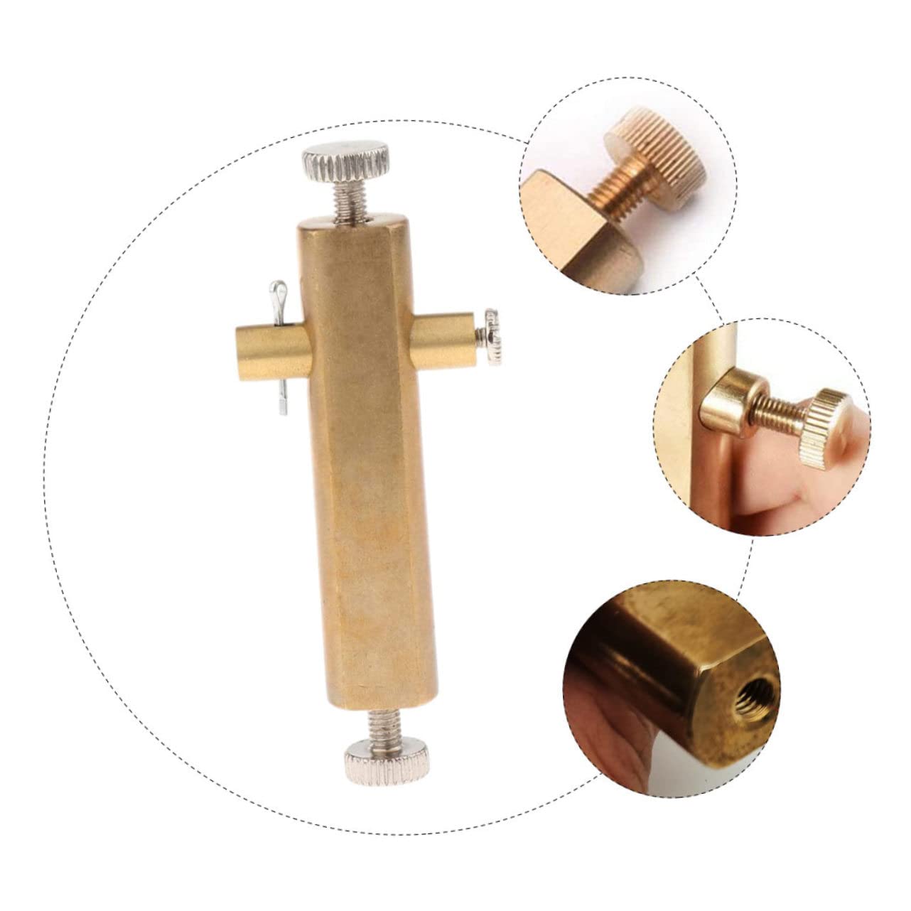 Einstellbarer Intarsien nutfräser für Violine und Bratsche Verstellbares Schneidewerkzeug Scharfer Robuster Rillenschneider für Präzise Geigenbauarbeiten Goldenes Violin zubehör