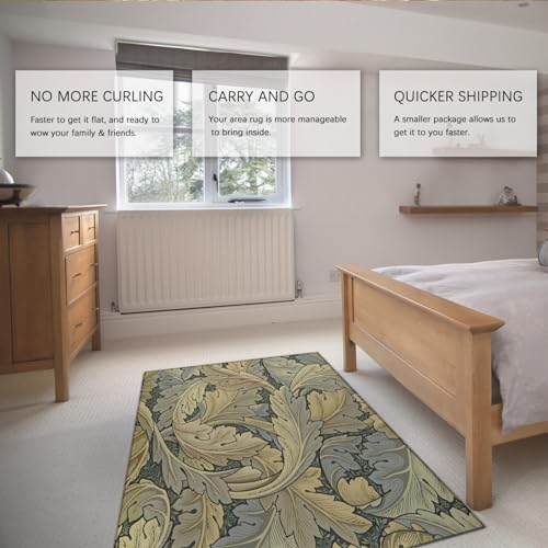 Tapis de sol Morris style 90x150cm avec support antidérapant
