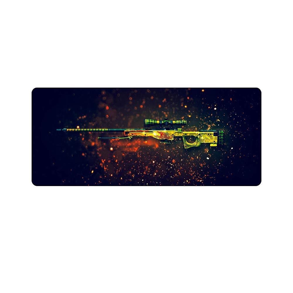 BUYFLUX PUBG AWM Gun Large XXL Gaming Mouse Pad with Nonslip Base Waterproof & Foldable Mat for Desktop Laptop Keyboard Consoles (PubG AWM Gun (70 x 30 cm)) (B09WHRZW7B) Amazon Price History, Amazon Price Tracker