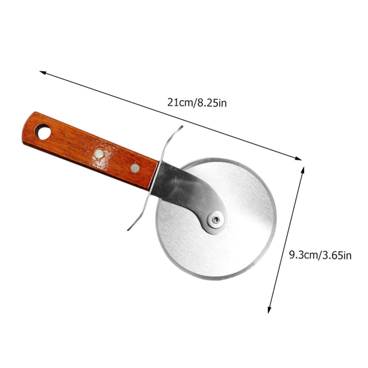 Alipis 1pc Stainless Steel Pizza Cutter Practical Pizza Roller Smooth Wheel for Effortless Slicing for Home Hotel Bakery Use Lightweight Easy to Clean