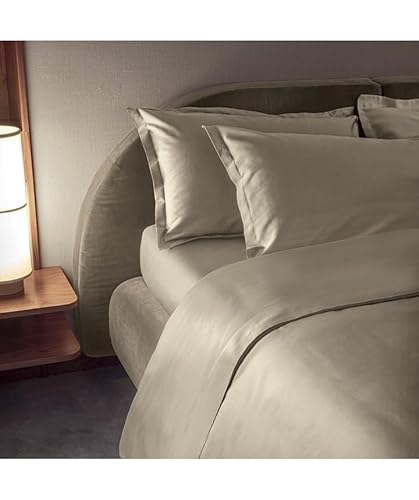 Fazzini Completo di lenzuola matrimoniali in Puro Raso di cotone 300TC art. Trecento (Torrone 4)