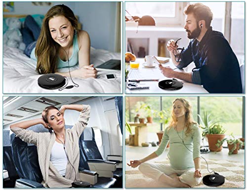 Gueray CD Player tragbar mit 1400 mAh Akku und Kopfhörer Tragbare CD-Player mit 3,5 auf 3,5 mm AUX-Kabel für Kinder… - Image 8