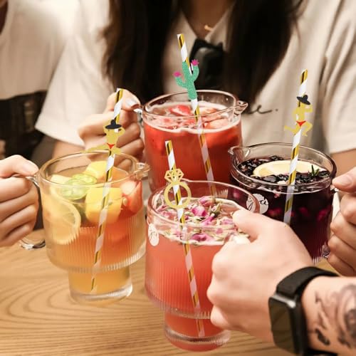 24 pitillos desechables para fiesta con diseño divertido miniatura 4