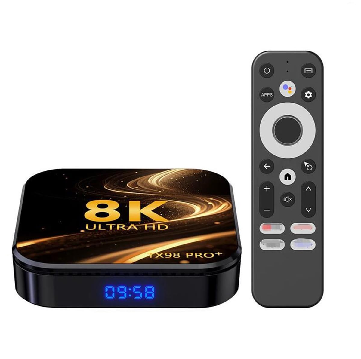 Amazon | CHROX Android TVボックス14.0、TX98 PRO Wi-Fi 6 4GB