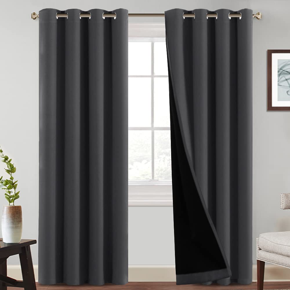 PrinceDeco 100% Blackout Curtains