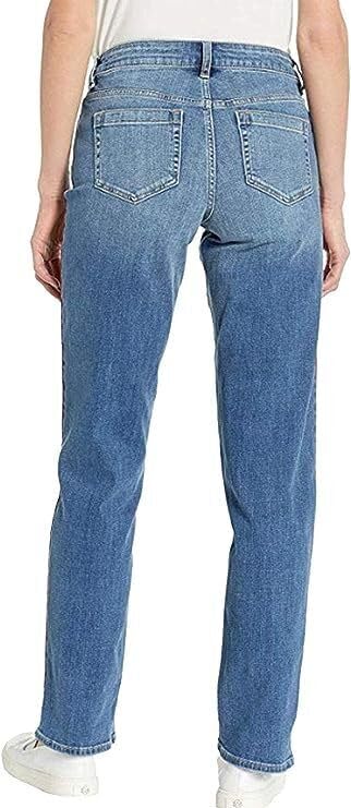 Vince Camuto Womens Piped Trim Straight Leg Jeans4