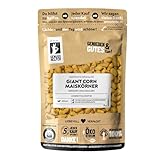 Salzige Knabberei: Unsere Giant Corn Maiskörner sind geröstet und wurden dann ein wenig gesalzen. Die Giant Corn Maiskörner werden selbstverständlich aus nicht genveränderten Maiskörnern hergestellt.