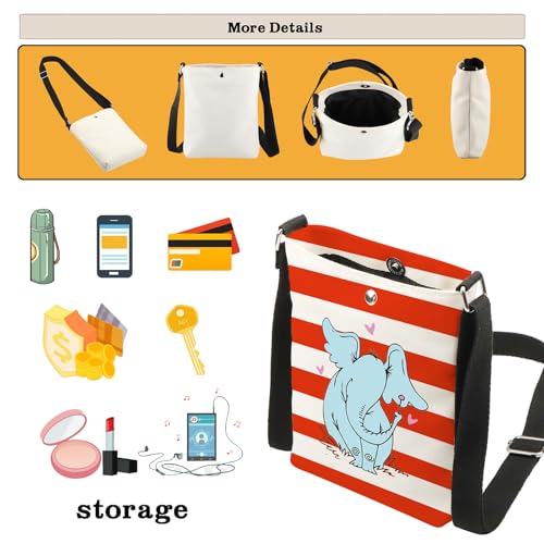 CMNIM DR Gifts Cartoon Inspired Crossbody Bag DR Quote Musical Gift for Musical DR Fans Shoulder Bag 5