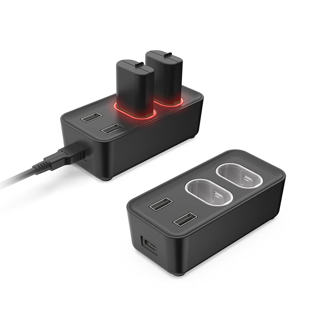 New World Rechargeable Battery pack with USB Charging Dock for Xbox One/Xbox One Slim/Xbox One Elite Controller, Xbox series S X Controller (B01EYH90XM) Amazon Price History, Amazon Price Tracker