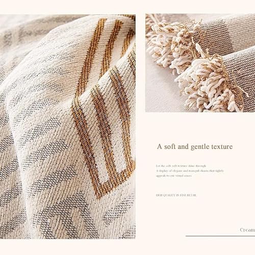 Housse de canapé chenille haute densité tissu réversible premium - 8