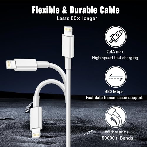 Image of 20W Type C to Lightning Fast Charging Cable Data Sync for iPhone 14,14 Plus,14 Pro,14 Pro Max,13,13 Mini,13 Pro,13 Pro Max,12,12 Mini,12 Pro,12 Pro Max,11,11 Pro,11 Pro Max,9,8,8 Plus,7,7 Plus