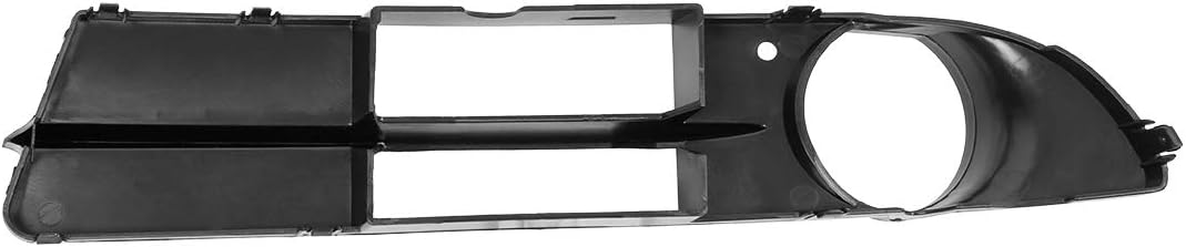 X AUTOHAUX Car Front Bumper Right Side Fog Light Grill Lamp Cover 51117049244 for BMW 525i 2004-2007