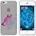Produktbild PhoneNatic Case kompatibel mit Apple iPhone 6s / 6 Silikon-Hülle Floral Wolf M3-6