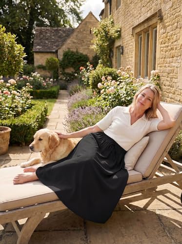 HiMONE Women's High Waisted Maxi Skirt - Now $13.99 (53% Off) - Image 7