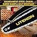 Mini Chainsaw with 1000W High Power Motor - 36FT/S Cordless Power Chainsaw with Auto-Oil System, 2025 Upgraded 6Inch 20V Electric Chain Saw with 2000mAh Battery & Quick Charger, 2 Chains