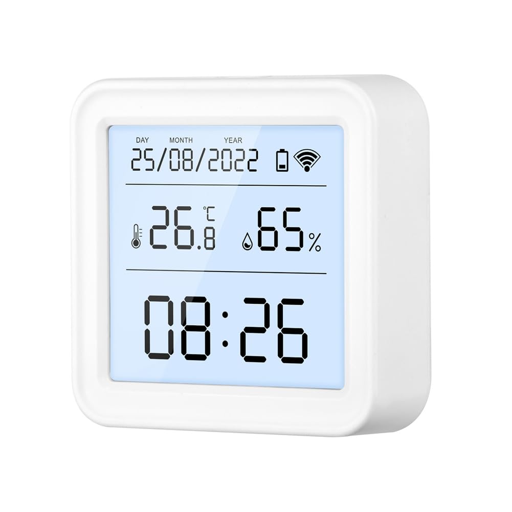 Ounfhtrttk Tuya Zigbee Temperature Humidity Detector Hygrometer Thermometer Detector Smart Life Remote Control Support