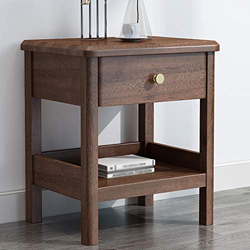 Anmmber Solid Wood Bedside Cabinet Simple Bedroom With Drawer Storage Cabinet, Sideboard Corner Cabinet Environmental Protection #TOP3