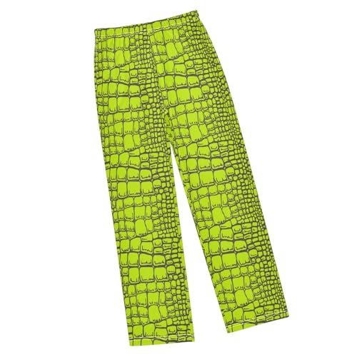 Lime Crocodile Animal Skin Boys Track Pants Toddler Casual Pants Sweatpants Kids Athletic Pants 6-8 Years