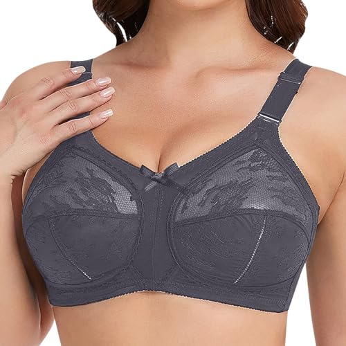 Soutien-gorge de grossesse grande taille couverture complète gris