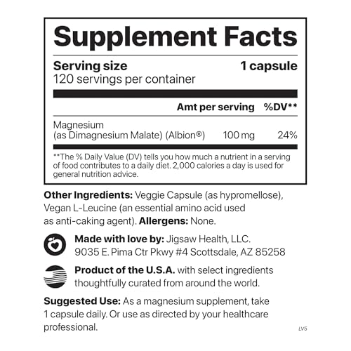 Jigsaw Health MagPure Malate Capsules