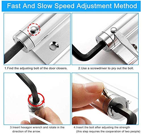 Chiudiporta Chiudiporta Automatico Argento per