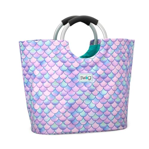 Image of Swig Life Loopi Tote Bag, Large, Lightweight, Waterproof Beach and Utility Bag