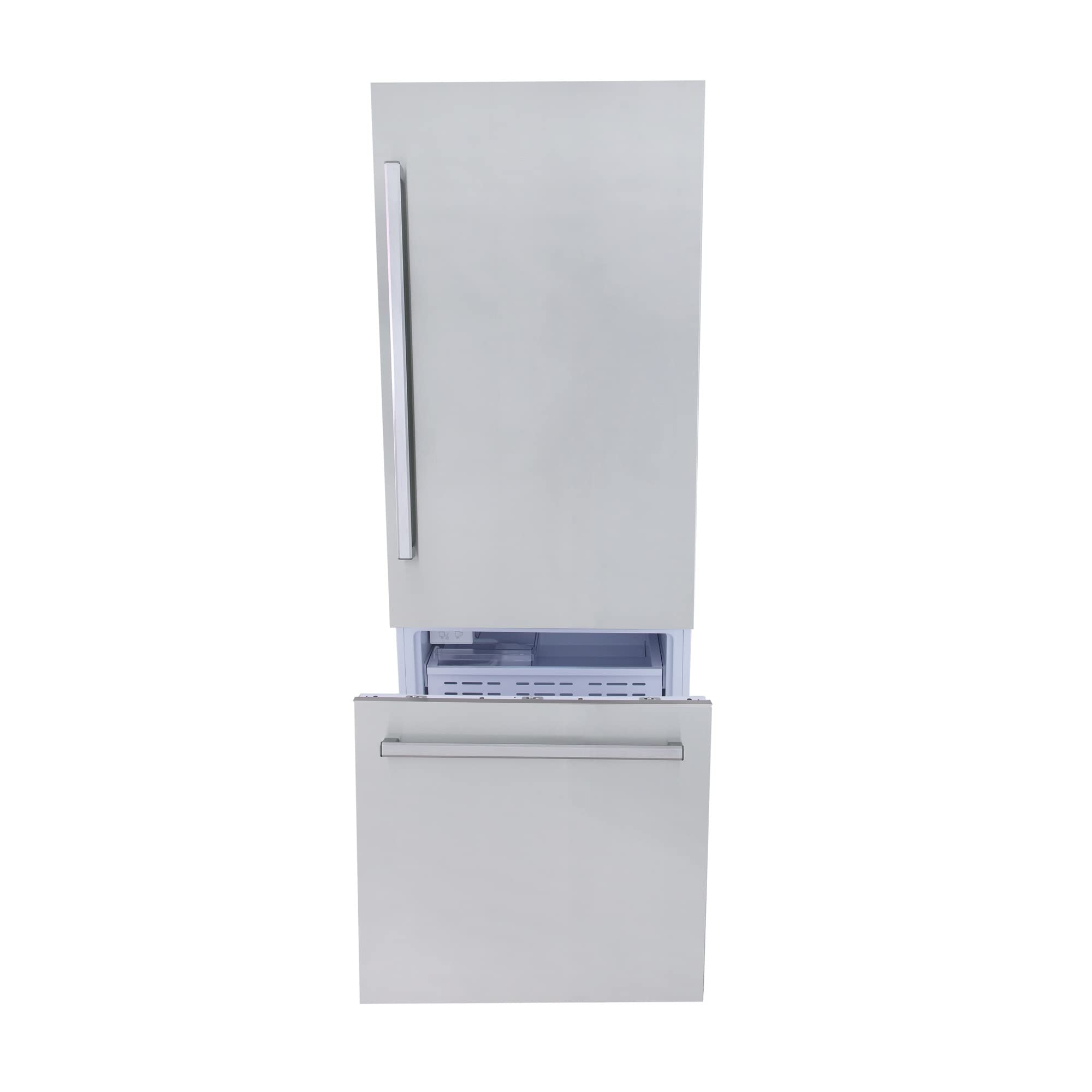 Kucht Kr300sd Built-In Refrigerator, White on Fridge.com - View 3