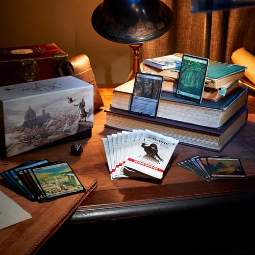 Bundle de magic: The Gathering - Assassin's Creed (9 envelopes além do multiverso acessórios) (vers