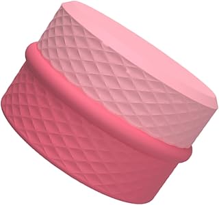 Silicone Lip Balm Container with Lid Portable Cosmetic Cream Jar for Travel Reusable Facial Cream Storage Lightweight Toiletry Container for Business Trips and Camping