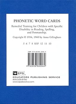 Paperback Phonetic Word Cards - Jewel Case Book