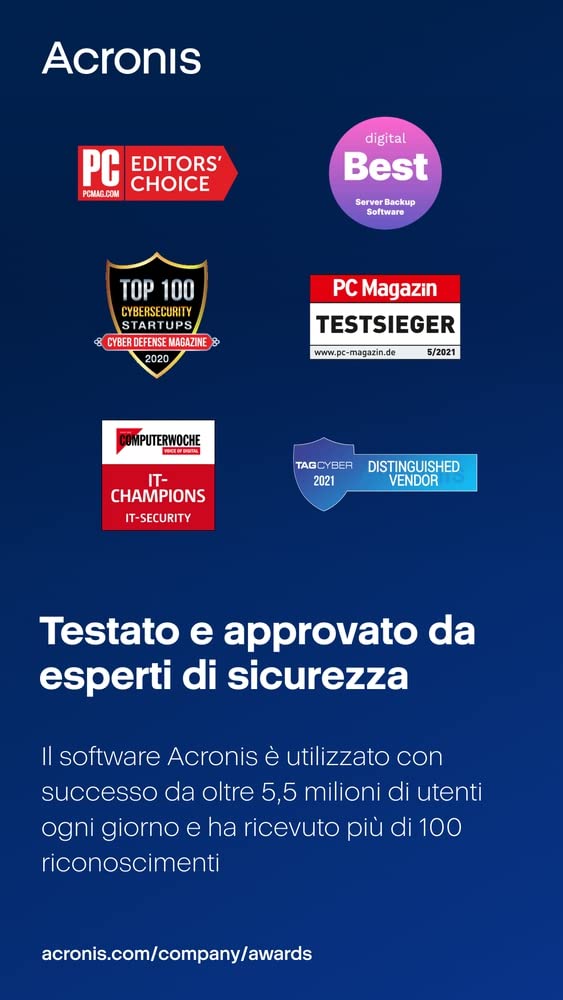Acronis Cyber Protect Home Office 2023 | Essentials | 1 PC/Mac | 1 An | Windows/Mac/Android/iOS | Sauvegarde | Code d’activation – Envoi par la poste