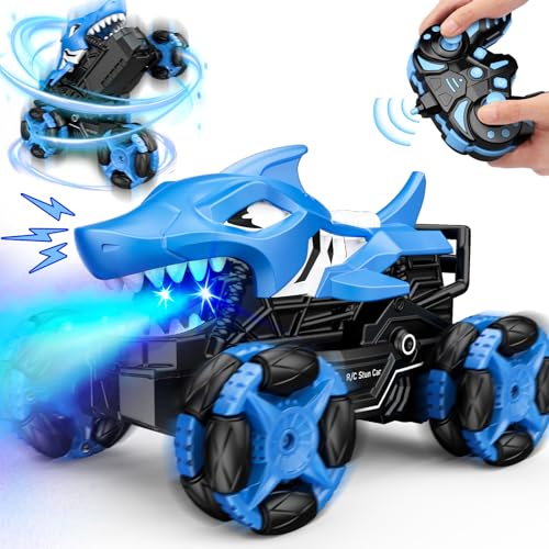 HappyGoLucky Squalo Giocattolo Monster Truck Telecomandato, Macchina Telecomandata 3 4 5 6 7 8 Anni...