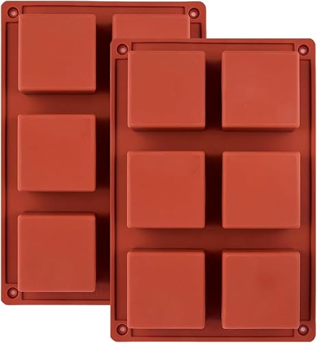 Miniatura 24 de Moldes grandes de silicona para chocolate, 6 cavidades redondas, moldes de vidrio para chupitos de hielo, galletas, dulces, postres, pudín y postre