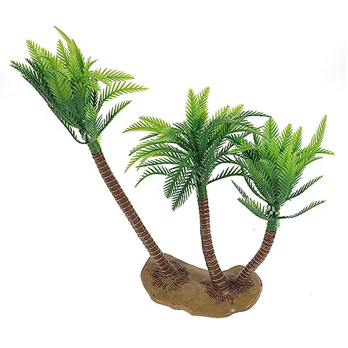 Garneck Artificiel Décoratif 30 Cm en Plastique pour Aquarium Et Micro-Paysage Palmier Vert Réaliste Décoration Intérieure pour Maison Et Jardin Accessoire...