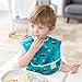 Bumkins Bibs for Girl or Boy, SuperBib Baby and Toddler for 6-24 Months, Essential Must Have for Eating, Feeding, Baby Led Weaning Supplies, Mess Saving Catch Food, 3-pk Outdoors and Wildlife