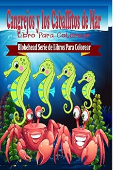 Paperback Cangrejos y los Caballitos de Mar Libro Para Colorear [Spanish] Book