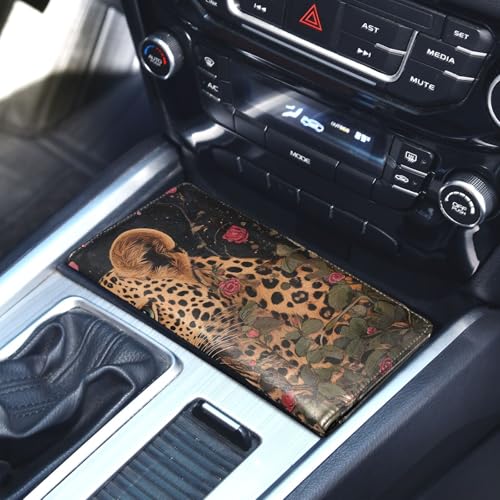 Organizador para auto cuero slim miniatura 5