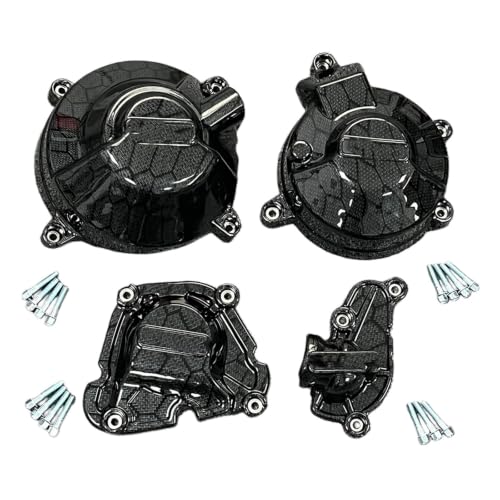 Protección de motor Tracer MT-09 en acabado fibra de carbono premium