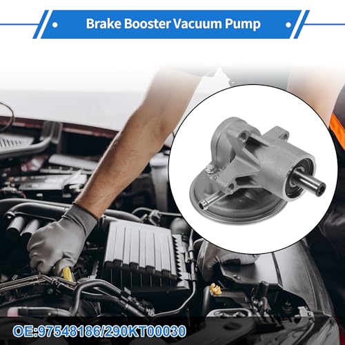 Bomba de vacío para freno No.97548186/290KT00030 Bomba de vacío para motor para Isuzu N-Series 2020-2023 Aleación de aluminio tono plateado 1 pieza miniatura 3