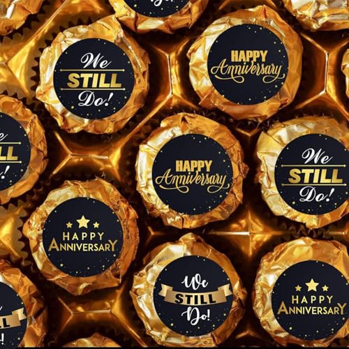 We Still Do Round Candy Sticker Wedding Anniversary Party Favors Sticker Labels Fit Chocolate Candy