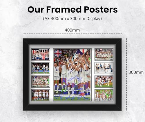 AllStarMedia England Womens Football Team Limited Edition Signed Autograph Poster Print - Image 4